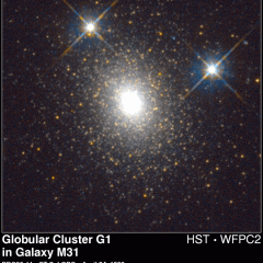 A Giant Globular Cluster in M31