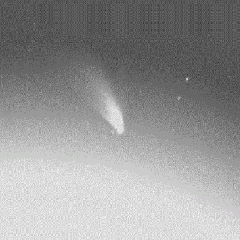 Comet Hyakutake Passes the Sun