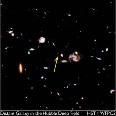 A Distant Galaxy in the Deep Field