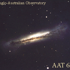 Spiral Galaxy NGC 3628 Edge On