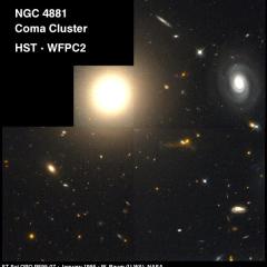 Elliptical Galaxy NGC 4881 in Coma