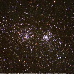 NGC 869 & NGC 884: A Double Open Cluster