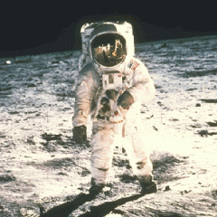 Standing on the Moon