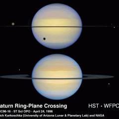 Saturn’s Rings Seen Sideways