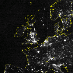 Europe at Night