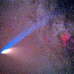 Hale Bopp and the North American Nebula