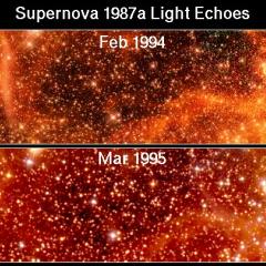 Moving Echoes Around SN 1987A