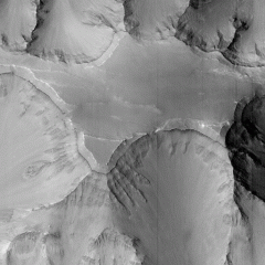 In A Grand Canyon On Mars