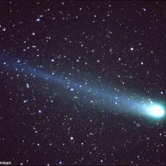 Hyakutake: Stars Through A Comet Tail
