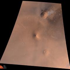 Volcanos on Mars: Elysium Region