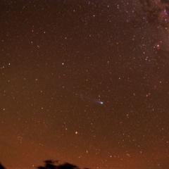 Comet Hyakutake and the Milky Way