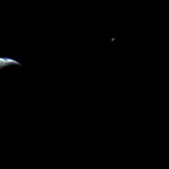 Nozomi: Earth and Moon