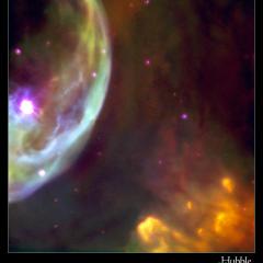 Close Up of the Bubble Nebula