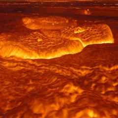 Venus Once Molten Surface
