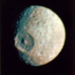 Mimas: Small Moon with a Big Crater