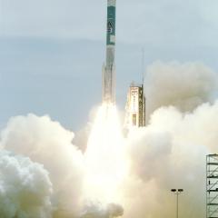 A Delta Rocket Launches