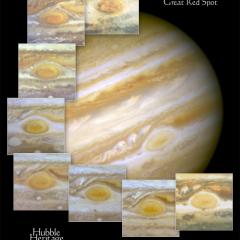 Hubble Tracks Jupiters Great Red Spot