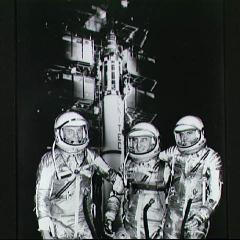 Mercury Astronauts and a Redstone