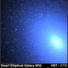 M32: Blue Stars in an Elliptical Galaxy