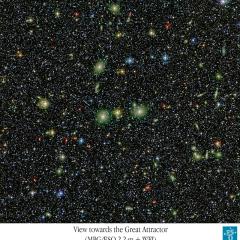 Galaxies Cluster Toward the Great Attractor