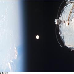 Earth, Moon, Hubble