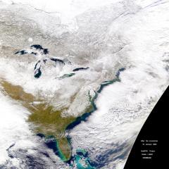 Snowstorm on Planet Earth