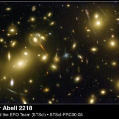 Abell 2218: A Galaxy Cluster Lens