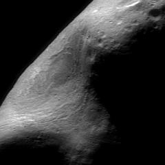 A Giant Gouge on Asteroid Eros