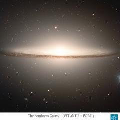 The Sombrero Galaxy from VLT
