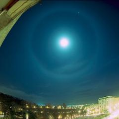 A Halo Around the Moon