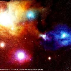 Antares and Rho Ophiuchi