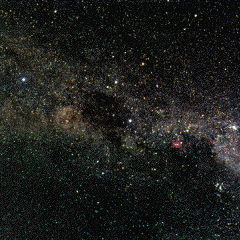 The Milky Way Near the Southern Cross