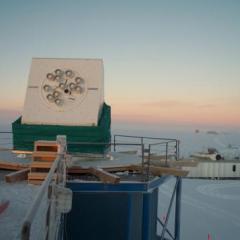 Antarctica Hears Little Normal Matter in the Big Bang