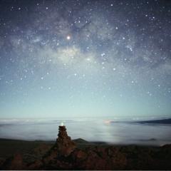 Moonlight, Mars and Milky Way