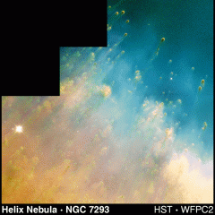 At the Edge of the Helix Nebula