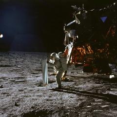 Apollo 11: Catching Some Sun