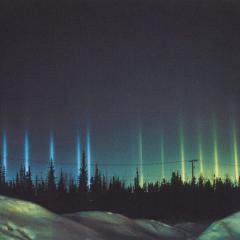 Colorful Light Pillars