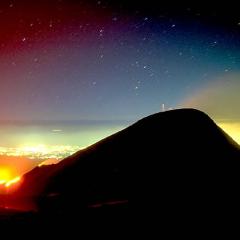 Mt Etna Lava Plumes