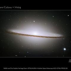 The Sombrero Galaxy from HST