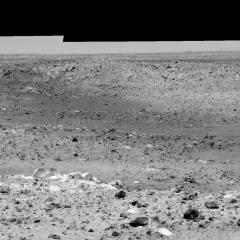 Missoula Crater on Mars