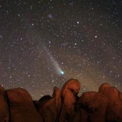 Comet NEAT (Q4) Over Indian Cove