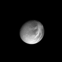 Saturn’s Moon Dione from Cassini