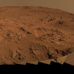 A Panorama of Mars from Larrys Lookout