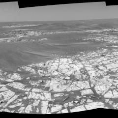 The Road to Victoria Crater on Mars