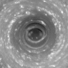 A Hurricane Over the South Pole of Saturn