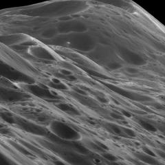 4000 Kilometers Above Saturns Iapetus