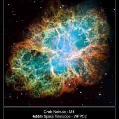 M1: The Crab Nebula from Hubble