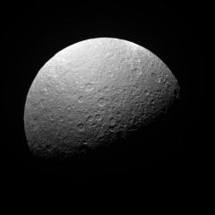 Ancient Craters of Southern Rhea