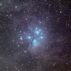 M45: The Pleiades Star Cluster