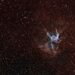 Thor’s Helmet (NGC 2359) and Planetary Nebula